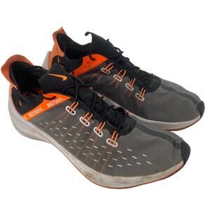 Nike Exp X14 SE men size 11.5 just do it Gray Orange Running Sneakers AO3095